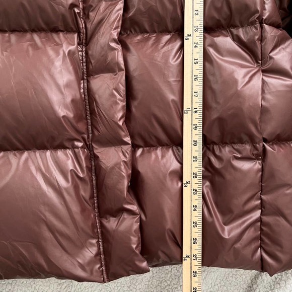 Lit Activewear New High Collar Oversize Loose Down Jacket in Brown Women Size M - Picture 9 of 16